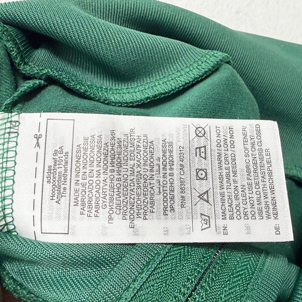 Adidas Firebird Track Top Team Dark Green Mexico / Size M Womens KC6568, New - Picture 3 of 7